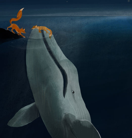 Whale saving the fox